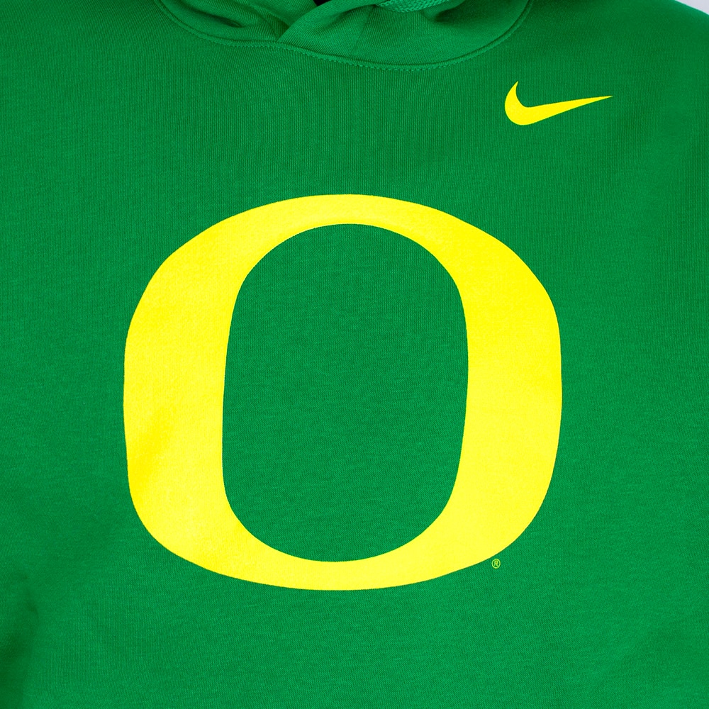 Classic Oregon O, Nike, Green, Hoodie, Cotton Blend, Men, Football, Pullover, Sweatshirt, 287720
